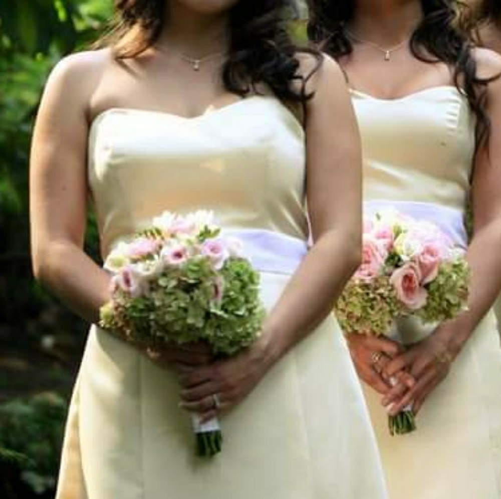 Buttercream Long Bridesmaid dress